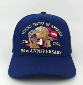 Gorra de Béisbol Bordada con el Águila del 250 Aniversario de la Independencia de EE. UU., Ajustable, Unisex, con Logotipo Personalizado, Diseño Moderno - Product Image 2