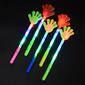 Ucuz yanıp sönen ışık Up oyuncaklar LED ışık eller Clapper avuç içi LED parlak çubuk kolye parti iyilik için Neon dekorasyon