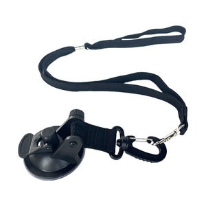 Pet Leash Holder With Suction Cup Anti Scratch Dog Bathing Grooming <b>Tool</b> Black - Product Image 1