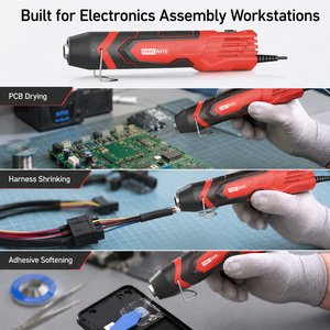 350W Mini Heat Gun With Dual Temp (200.C/350.C) & VDE Certified Cable for Electronics Manufacturing Wire Harness HZ-HG25-E032 22 - Product Image 6