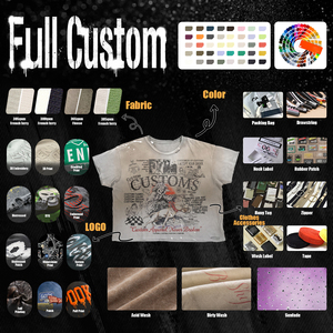Camiseta Vintage de Algodón para Hombre, 300 g/m², con Logotipo Personalizado, Diseño Gráfico Legacy, Efecto Desgastado, Cuello Redondo, Estilo Urbano, Color Gris - Product Image 5