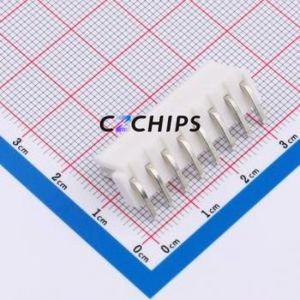 VH-8AW Wire-to-Board Pin Header Bent Lead Through Hole,P=3.96mm Connector 1x8P 3.96mm Right Angle Insert 8P - Product Image 2