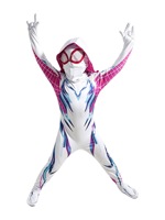 Combinaison moulante originale Gwen Cosplay, tenue de performance de super-héroïne futuriste transfrontalière pour Halloween