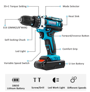 Taladro de uñas eléctrico de litio con suministro de 21V, <span class=keywords><strong>Mini</strong></span> herramienta rotativa inalámbrica DIY con motor manual OEM personalizable para uso Industrial - Product Image 4