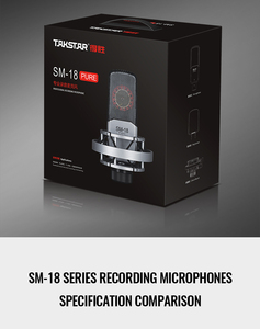 Cho Takstar SM-18 Chuyên Nghiệp Phòng Thu Máy Tính Để Bàn Microphone 34Mm Lớn Màng 48V Kim Loại Tinh Khiết Có Dây Thông tin Liên Lạc Mic Ghi Âm - Product Image 6