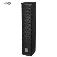 Haut-parleur colonne passif professionnel H405, quatre enceintes coaxiales de 4,5 pouces pour églises et théâtres