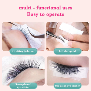 Ruban pour extensions <span class=keywords><strong>de</strong></span> <span class=keywords><strong>cils</strong></span> bleu, gel <span class=keywords><strong>de</strong></span> silicone sensible, facile à déchirer, respirant, ruban médical microporeux pour extensions <span class=keywords><strong>de</strong></span> <span class=keywords><strong>cils</strong></span> - Product Image 6