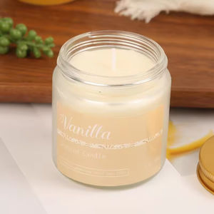 Coffret Cadeau Bougie Parfumée Artisanale Explosive en Cire de Soja dans un Pot en Verre pour la Fête des Mères - Parfum DESSERT, 60 Heures de Combustion, Classique - Product Image 6