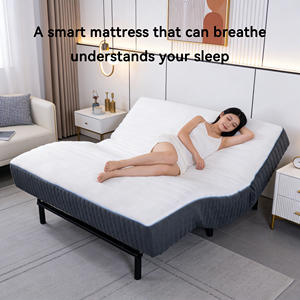 Colchón de Espuma Viscoelástica Inteligente con Funda Extraíble, Diseño Moderno, Hipoalergénico, Transpirable, Ecológico, Firmeza Personalizable, para Dormitorio - Product Image 1