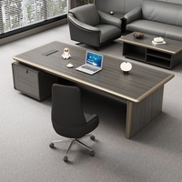 Bureau de direction en L électrique, moderne et luxueux, extensible et réglable en hauteur, en bois, design écologique, montage facile, garantie 6 ans