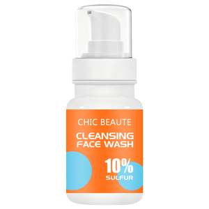 CHIC BEAUTE โฟมล้างหน้าผสมซัลเฟอร์ 10% ช่วย<span class=keywords><strong>ลด</strong></span><span class=keywords><strong>สิว</strong></span> ฟื้นฟูผิว กระชับรูขุมขน ควบคุมความมัน สำหรับผิวหน้าและผิวกาย - Product Image 1