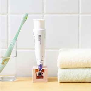 Modern Manual Plastic Waterproof Tube Squeezer Dispenser <b>Toothpaste</b> Storage Rack <b>Holder</b> Hotels Home Bathroom Items - Product Image 3