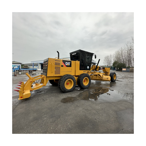 Listo para enviar Cat 120 Grader 120K Caterpillar Buen estado Motoniveladoras usadas 140K 120H 120K en Shanghai Yard - Product Image 5