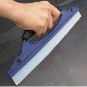 Chongteng Car Window Scraper D Type Tpr Handle Blue For Windshield Cleaning Tool - Product Image 5