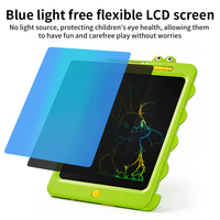 Tablette d'écriture LCD Dinosaure Cartoon pour l'enseignement en classe, bloc de dessin électronique réutilisable 12 pouces pour cadeaux d'enfants