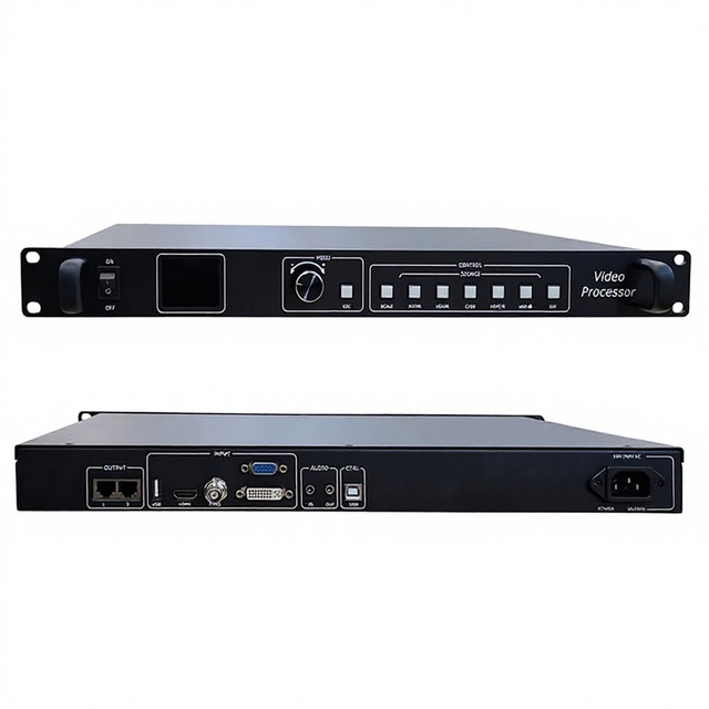 Huidu HD-VP210 3-In-1 LED Video Processor for Camera with Rack Mount