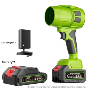 Soplador de Polvo Inalámbrico de Grado Industrial con Batería de Iones de Litio de 3.0Ah, Motor con Escobillas, para Uso Doméstico, Eliminación de Polvo y Nieve, Silencioso, 750 Wind - Product Image 1