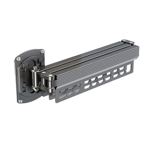 Giá phơi đồ gấp gọn tiết kiệm không gian ngoài trời bằng kim loại gắn tường, chất liệu nhôm nhựa - Product Image 6