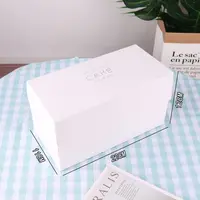 Commercio all'ingrosso di Mousse usa e getta ecologica Dessert scatola regalo di carta di cartone bianco grandi scatole di imballaggio scatole di torta di carta basso MOQ