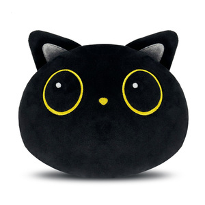 Terapia de peso de gato cálido calentable, alivio de cólicos de <span class=keywords><strong>ansiedad</strong></span> de bebé, juguete de peluche, microondas de animales de peluche con granos naturales - Product Image 1