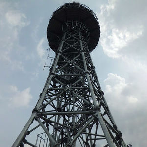 Torre de Radar de 4 Pernas para Segurança e Proteção Contra Incêndios com Superfície Galvanizada a Quente, Sistema de Monitoramento de 15M-50M de Altura - Product Image 2