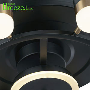 48 pouces moderne classique ventilateur LED lumière 100% cuivre moteur rétractable silencieux télécommande économie d'énergie pour la vie de bureau à domicile - Product Image 4