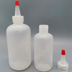 Bouteille de sauce à presser PE 4oz 8oz personnalisée vide en gros pour la coiffure - Product Image 2