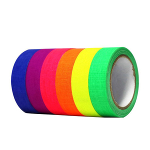 <span class=keywords><strong>Ruban</strong></span> adhésif fluorescent réactif à la lumière noire, <span class=keywords><strong>ruban</strong></span> en tissu néon, <span class=keywords><strong>ruban</strong></span> fluorescent UV pour la décoration, la scène, le théâtre - Product Image 1