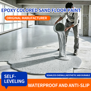 <span class=keywords><strong>Peinture</strong></span> époxy pour sols en béton, <span class=keywords><strong>peinture</strong></span> époxy pour sols en sable coloré, revêtement à séchage rapide, résistant aux taches - Product Image 4