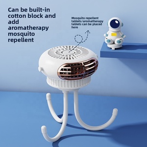Nuevo Ventilador para Cochecito de Bebé Octopus 2026, Recargable por USB, Sin Aspas, <span class=keywords><strong>Mini</strong></span> Ventilador de Refrigeración con Trípode Flexible para Uso en Cochecitos - Product Image 5