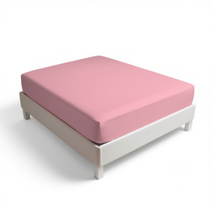 Sábana Ajustable 100% Algodón Rosa Alemán Individual 90x200cm - Product Image 3