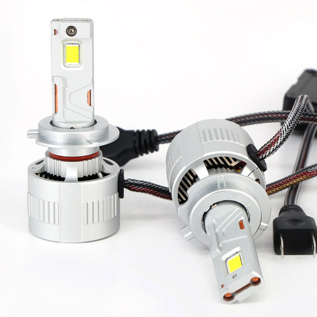 Wholesale LED Bulb H7 LED Headlights H4 120W 11000LM 6500K Cool Bright H11 H12 LHD RHD Car LED Headlight Conversion Kit