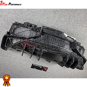 Pare-chocs arrière en fibre de carbone sec forgé <span class=keywords><strong>LP750</strong></span> <span class=keywords><strong>SV</strong></span> pour <span class=keywords><strong>Lamborghini</strong></span> Aventador <span class=keywords><strong>SV</strong></span> Facelift Bodykit - Product Image 4