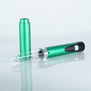 OEM Premium 3ml Cartridge Device Green Metal 60U V2 Reusable Insulin Injection Pen Accurate Dosing for Long-Term <b>Glass</b> <b>Packaging</b> - Product Image 1