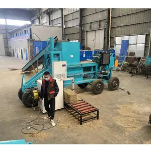 Easy Operate Air-cooling Baler Compress Machine Hydraulic Baling Machine For Grass Hay Stalk Rice Husk Alfalfa Hay For Sale