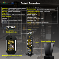 Máquina de Tatuajes Inteligente con IA, Máquina de Tatuajes Virtual, Vista Previa de Tatuajes en Tiempo Real, Equipo para Estudio de Tatuajes