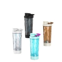 Shaker électrique USB, mélangeur automatique, mini-blender portable en plastique, bouteille d'eau pour protéines en poudre, IPX4