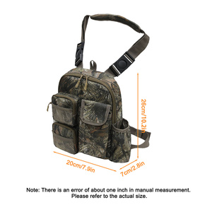 Durable Stealth Camo Hunting Fanny Waist and Leg Pack Adjustable Buckle Tactical <strong>Sling</strong> Shoulder <strong>Bag</strong> with Comfortable Neck Pad - Product Image 4