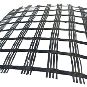 عالية الشد ألياف بازلتية شبكة جيوجريد المغلفة القار 100-100kn/m الفيبرجلاس جيوجريد 100kn Fo الطريق و جسر الرصيف - Product Image 4