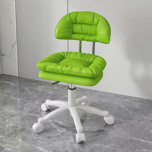 Silla Giratoria Ergonómica de Alta Calidad en Cuero Sintético Ajustable con Rotación de 360 Grados para Salón de Belleza Profesional y <span class=keywords><strong>Barber</strong></span>ía - Product Image 4