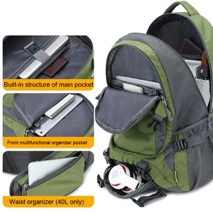 Sac à dos de randonnée léger imperméable de grande capacité pour les voyages en plein air, le trekking, le camping, les courts séjours et l'alpinisme - Product Image 5