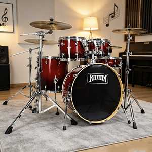 Vente en gros SALDE L7006 Batterie de jazz pour enfants Tambourin 2-12 ans Trois tambours Un cymbale Chambre en bois de bouleau double couche - Product Image 4