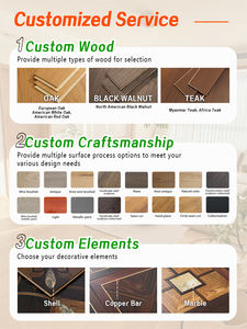 <span class=keywords><strong>Parquet</strong></span> en bois d'ingénierie Apolloxy, écologique, certifié FSC, en chêne, géométrique, résistant à l'usure, durable - Product Image 3