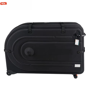 Estuche de Viaje para Bicicleta, Caja de Transporte Rígida de EVA para Bicicleta de Montaña y Carretera, con Protección para Manillar sin Desmontar y Varios Herramientas de Protección, Bolsa para Bicicleta - Product Image 5