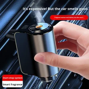 Diffuseur d'<span class=keywords><strong>air</strong></span> intelligent en alliage USB pour voiture, à suspendre, longue durée, subtil, très efficace, élimination des odeurs, aromathérapie high-tech - Product Image 3