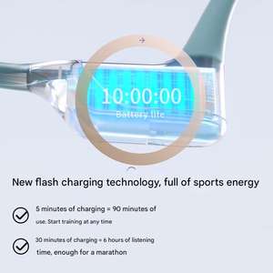 شوكز S810 أوبنرون برو سماعات أذن TWS مقاومة للماء سماعات لاسلكية بلوتوث 24 تحمل قوي عظمي لا ضوضاء إلغاء - Product Image 5