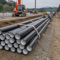 Conduit en PEHD de haute qualité avec noyau en silicone pour la protection des câbles à fibres optiques, tuyau de télécommunication souterrain, OEM ODM