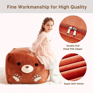 Cute Animal Bean Bag funda para silla para el hogar y la decoración al aire libre para niños adolescentes sala de estar dormitorio apartamento Hotel-diseño europeo - Product Image 4