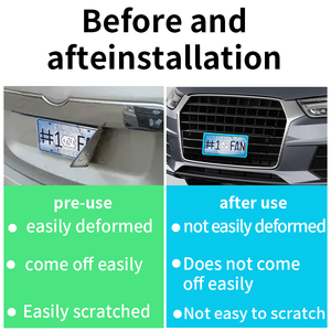 กรอบป้าย<span class=keywords><strong>ทะเบียน</strong></span>เรืองแสงกันฝุ่นทำจากซิลิโคนยืดหยุ่นทนทานใช้งานได้จริง - Product Image 5