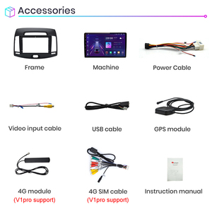 Junsun-Autoradio sans fil pour Hyundai Elantra 4 HD 2006-2012 Android, navigation GPS, lecteur DVD stéréo, V1 <span class=keywords><strong>RU</strong></span> - Product Image 6